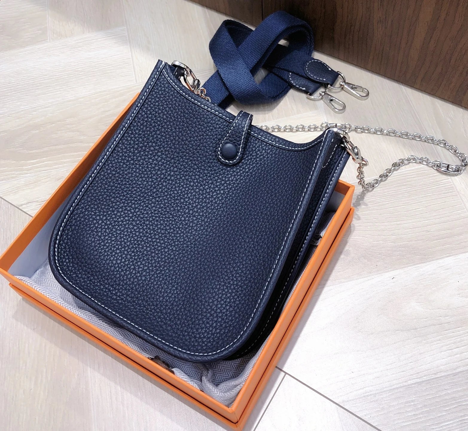 Evelyne TPM Caban Clemence Palladium Hardware