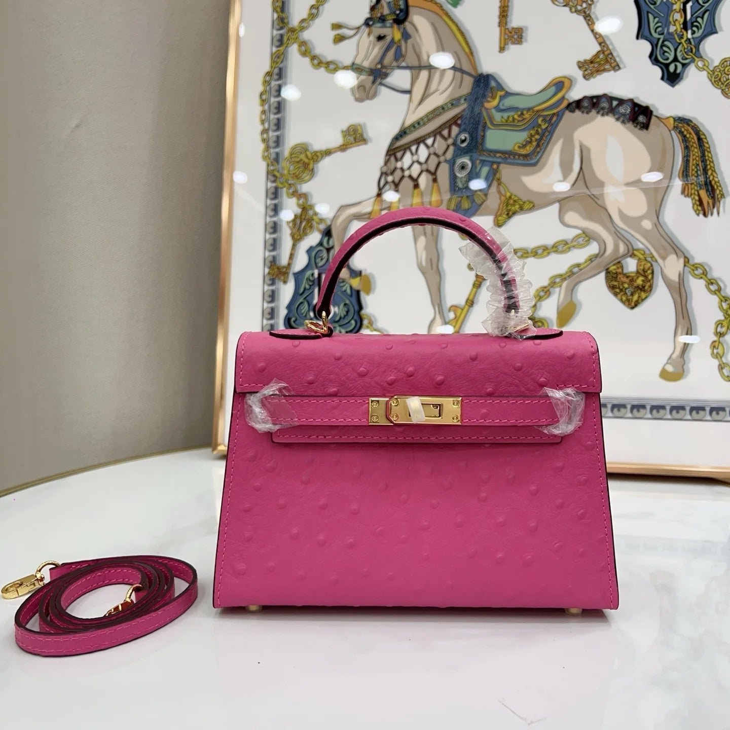 Kelly Sellier Mini 20 Rose Pop Orange Poppy gold Hardware