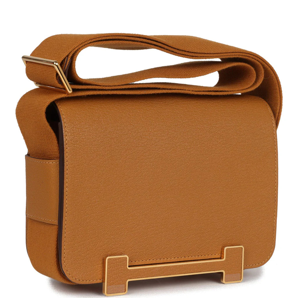 Geta Caramel Chevre Mysore Gold Hardware