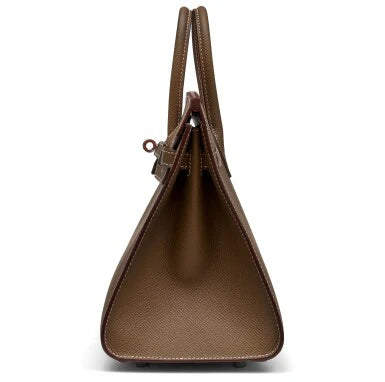 Etoupe Epsom Birkin 25 Sellier Palladium Hardware