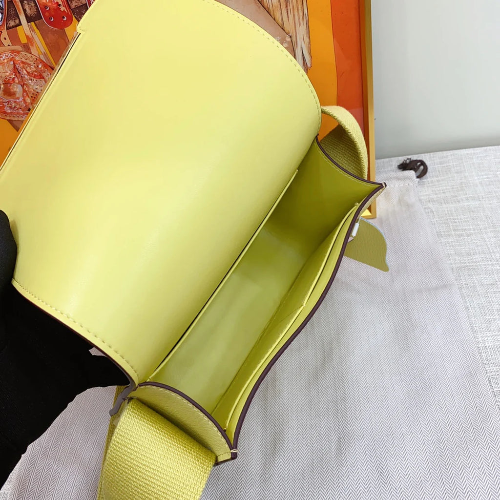 Geta 20cm chevre mysore geta yellow goatskin gold jewelry and hardware