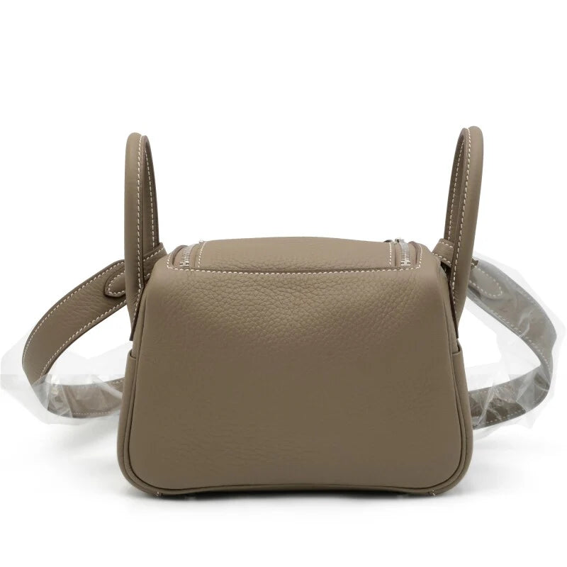 Lindy 26 Etoupe Clemence Silver Hardware