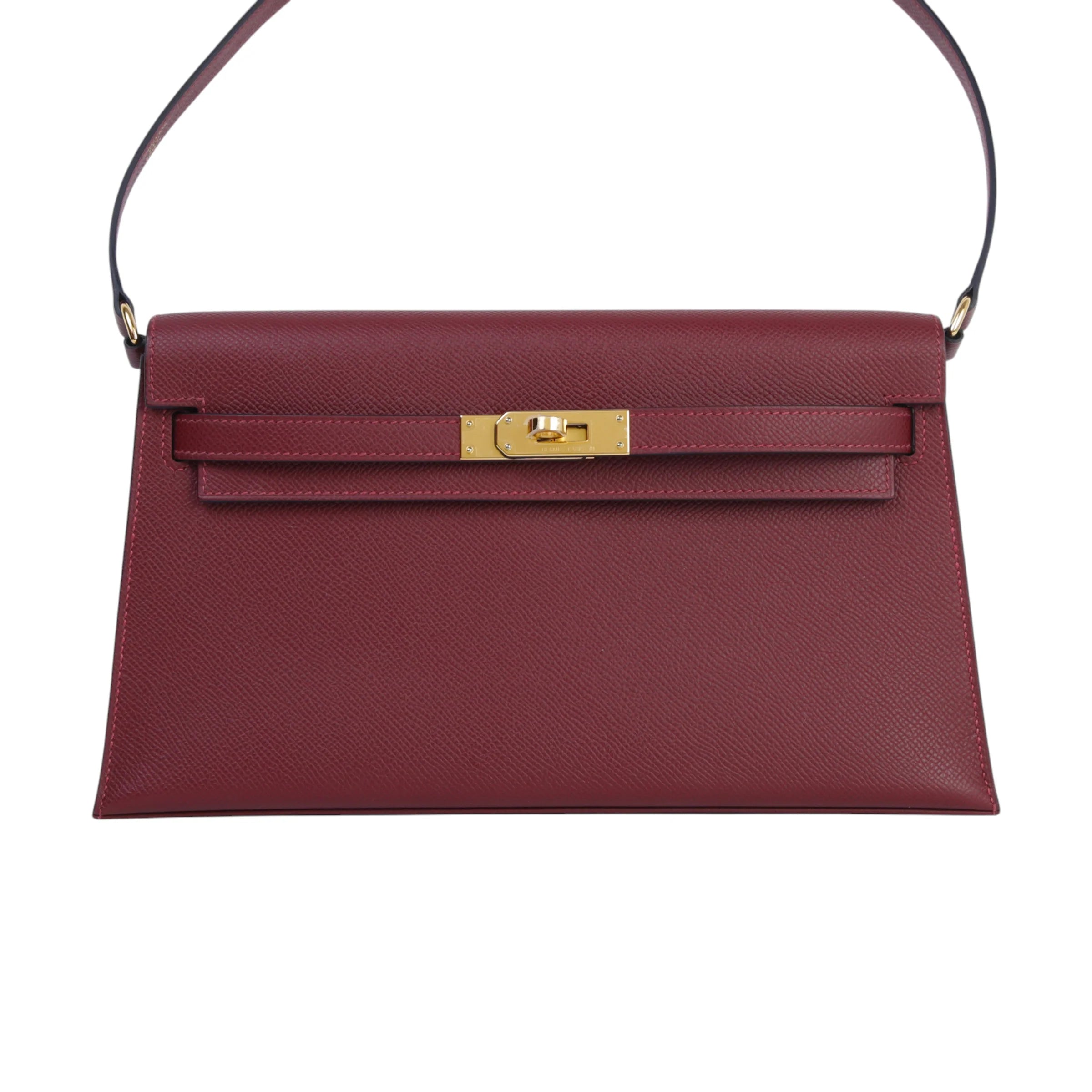 Kelly To Go Evercolor Leather Handheld Crossbody Palladium Hardware