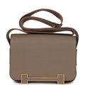 Geta Etoupe Chevre Gold Hardware