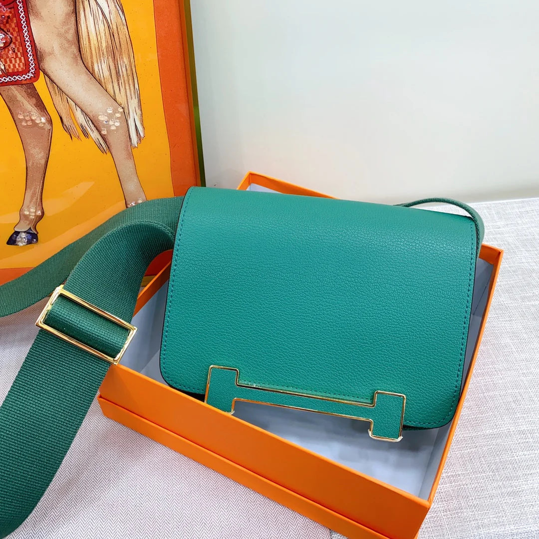 Geta Vert Vertigo Bag Mysore goatskin gold jewelry and hardware
