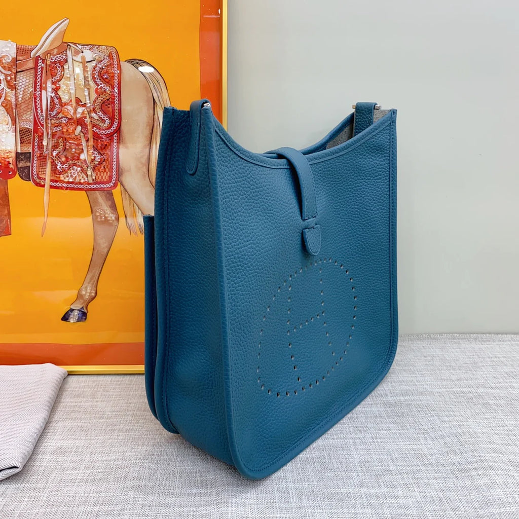 Evelyne III GM Blue Jean Taurillon Clemence