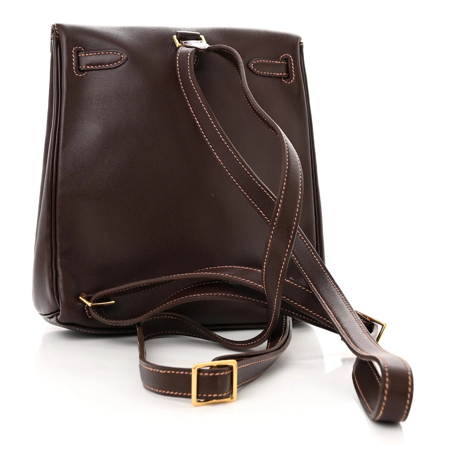 Kelly Ado Backpack 20 Chocolate Gulliver Palladium Hardware