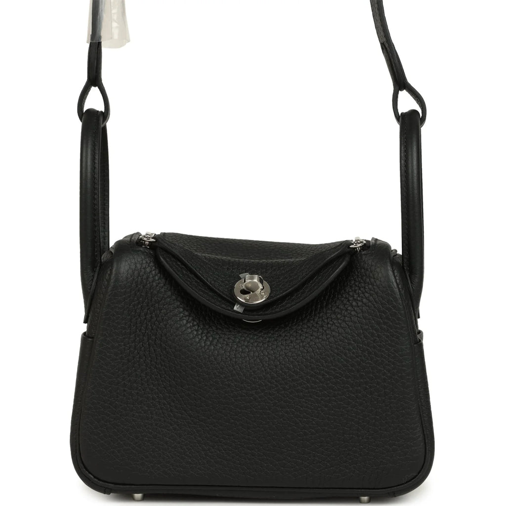 Mini Lindy II Black Clemence Palladium Hardware