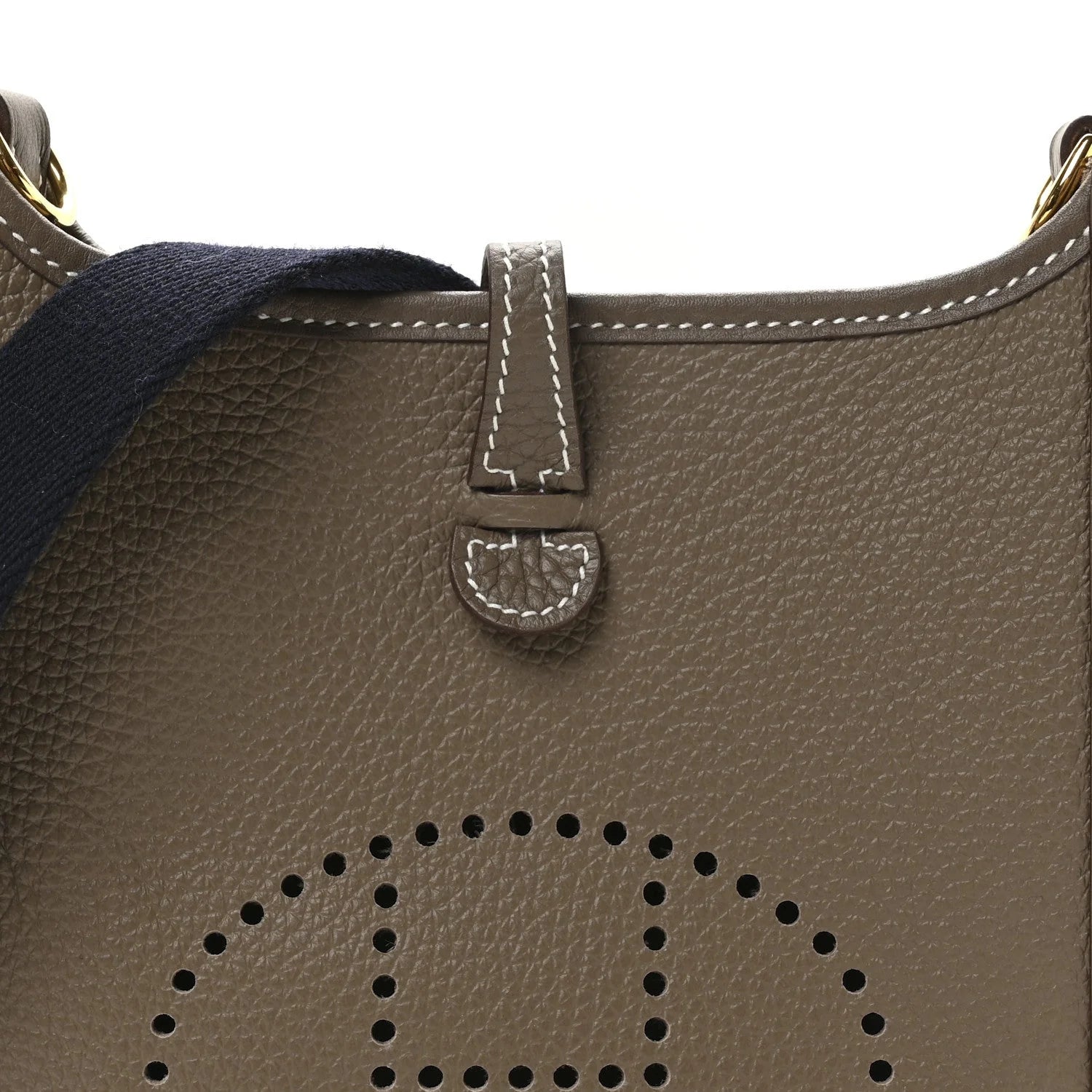 Evelyne TPM Etoupe Bleu Indigo Taurillon Clemence Amazone