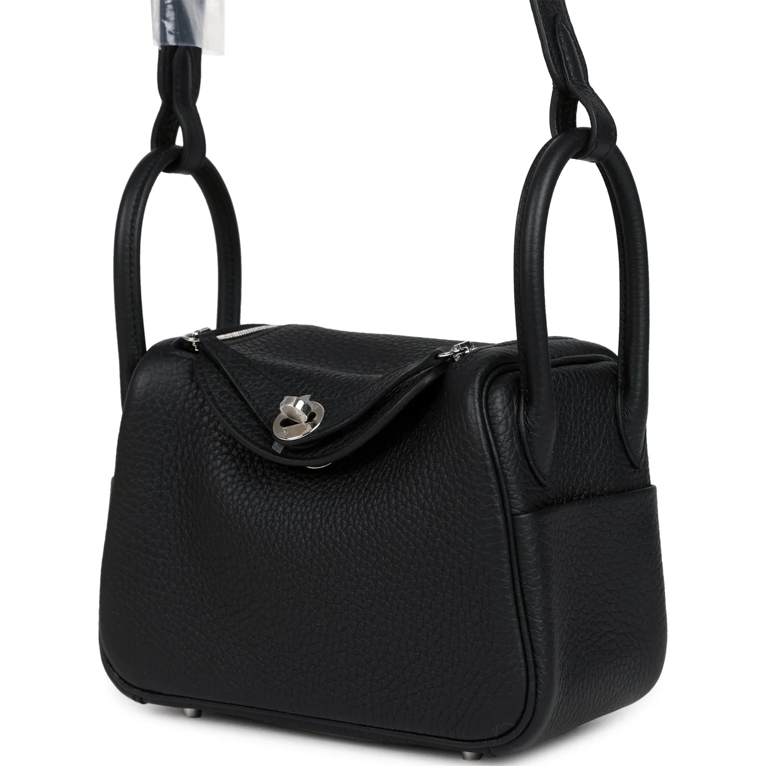 Mini Lindy II Black Clemence Palladium Hardware