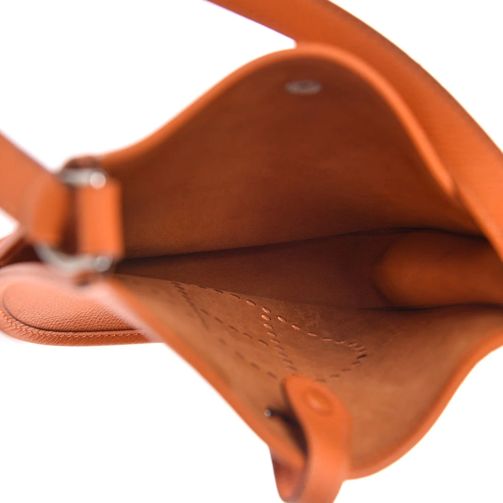 Evelyne Short Strap TPM Orange Epsom Gold Hardware