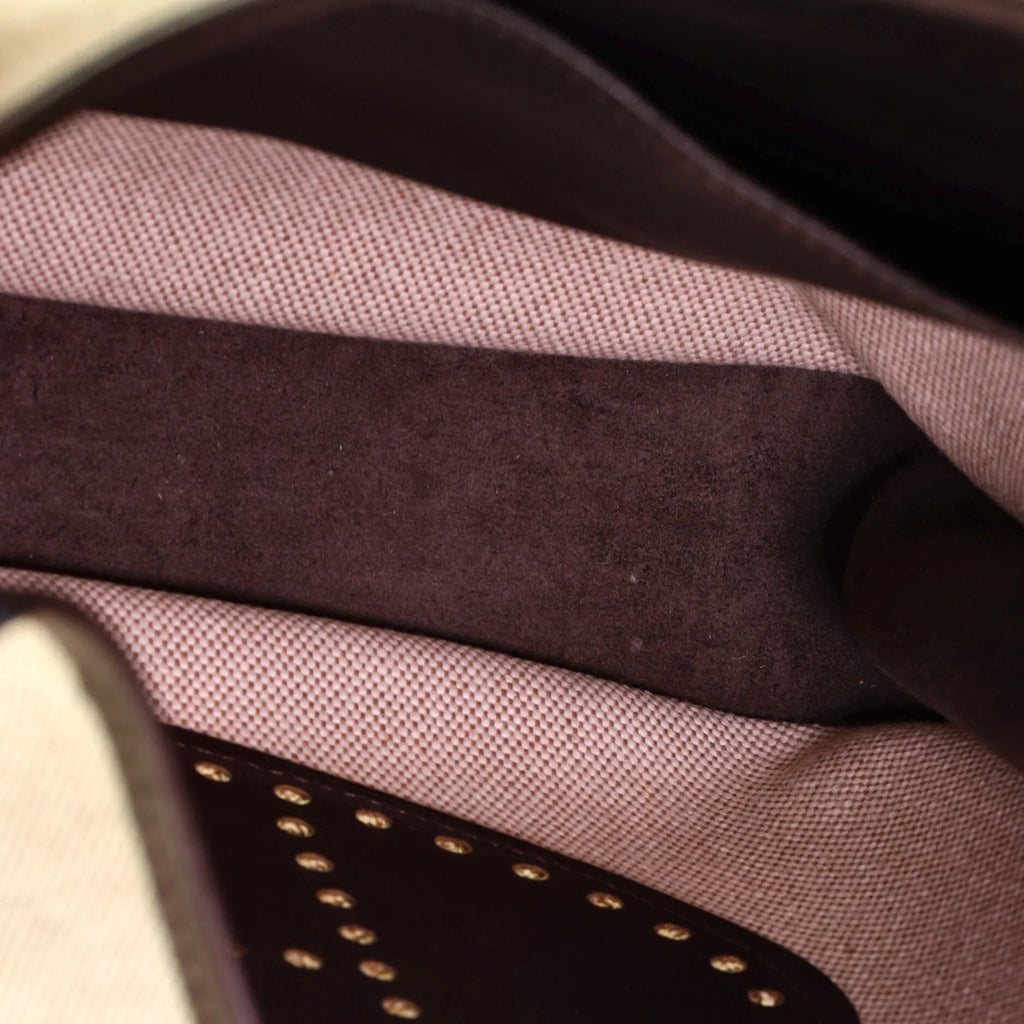 Evelyne Bag Gen I Toile and Leather PM