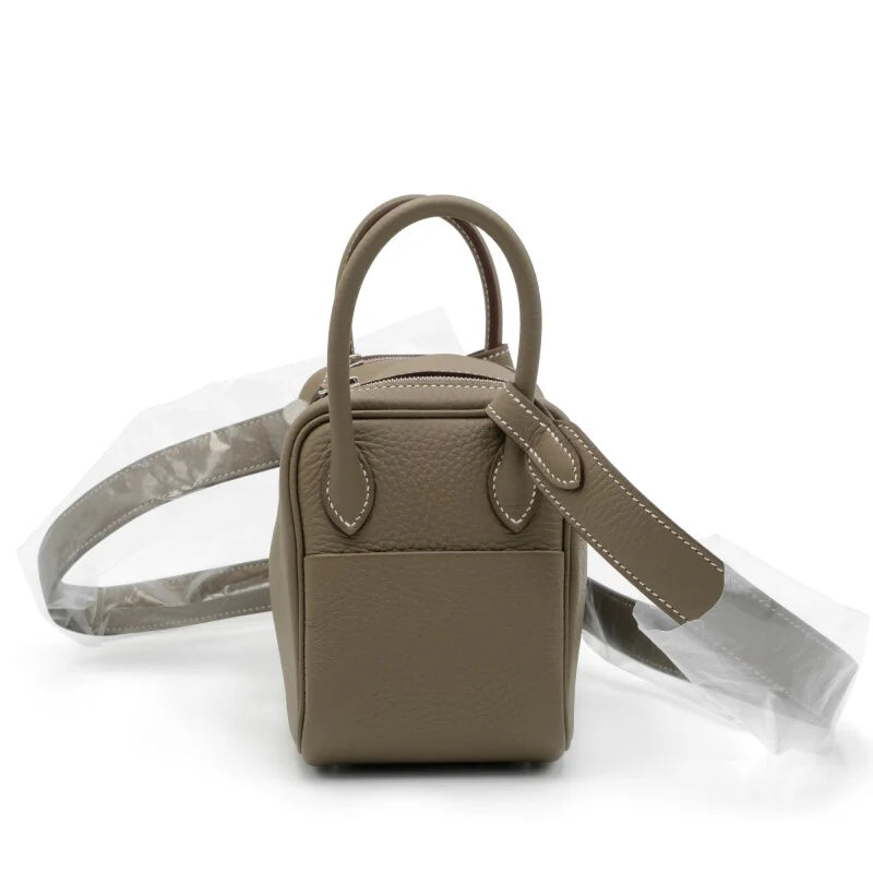 Lindy 26 Etoupe Clemence Silver Hardware