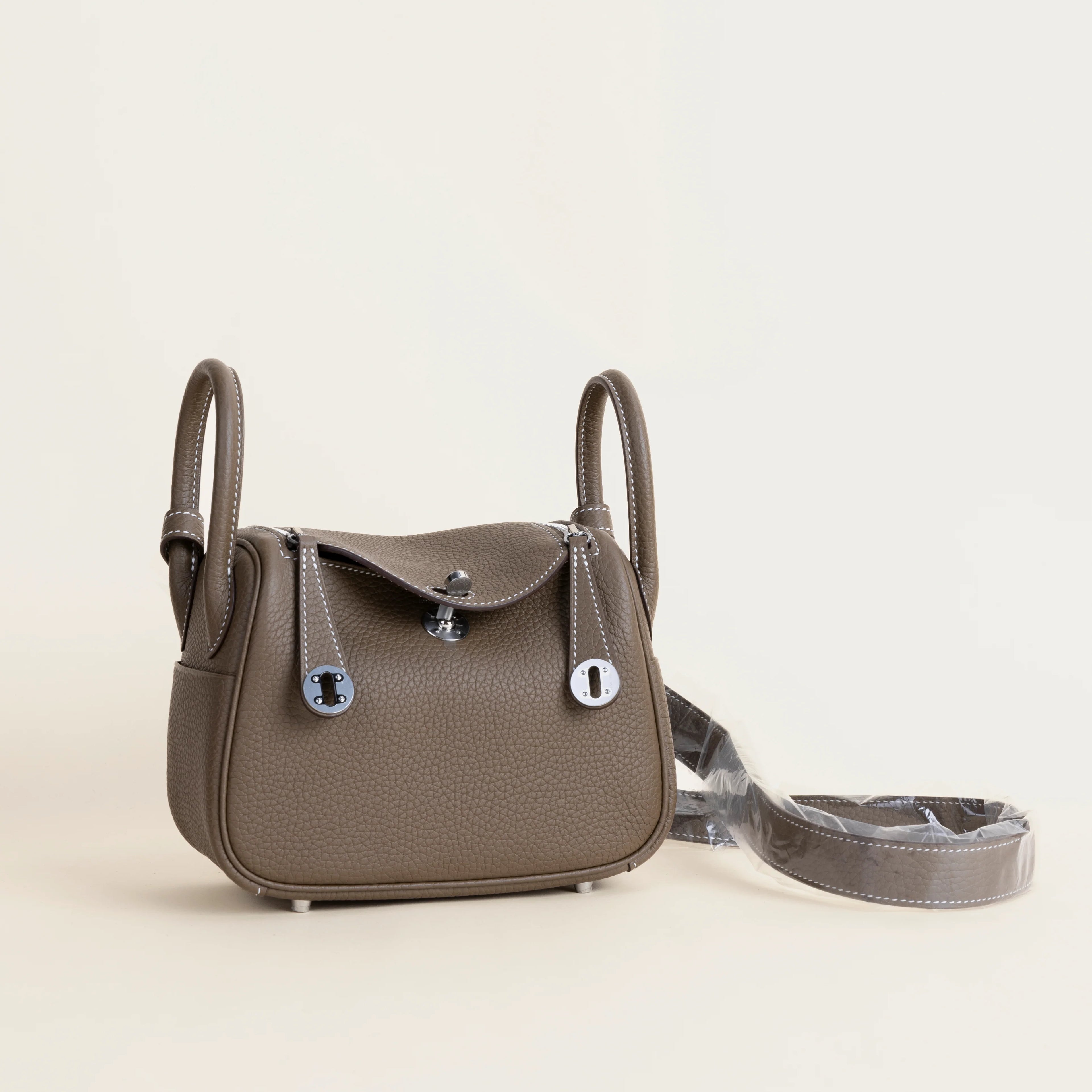 Mini Lindy Clemence leather CK18 EtoupePHW