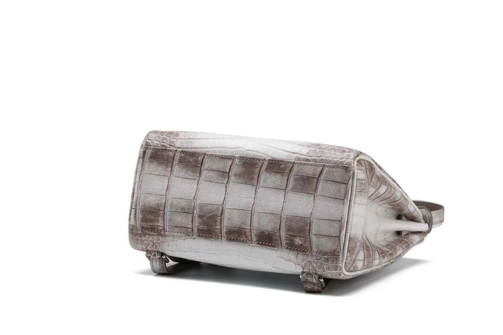 Hac a Dos PM Backpack White Himalaya NiloticusCrocodile