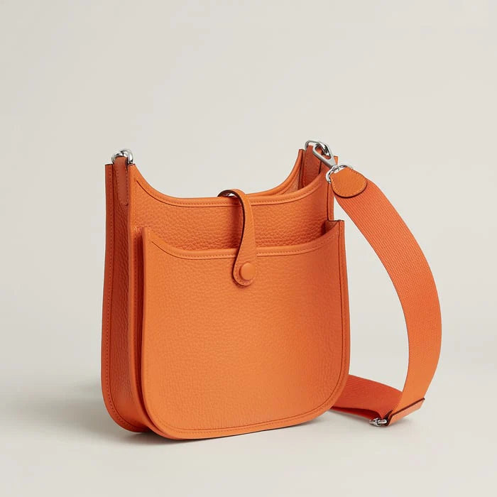 Evelyne Short Strap TPM Orange Epsom Gold Hardware