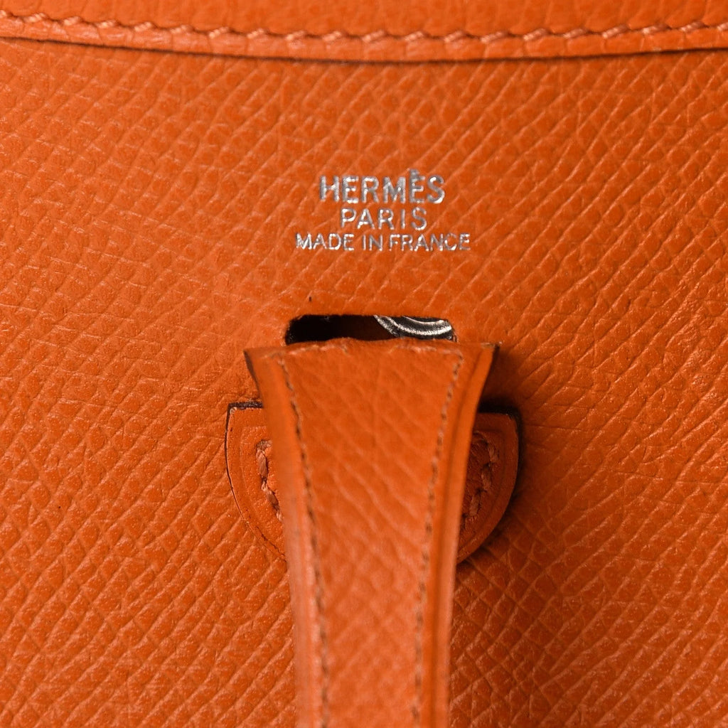Evelyne Short Strap TPM Orange Epsom Gold Hardware