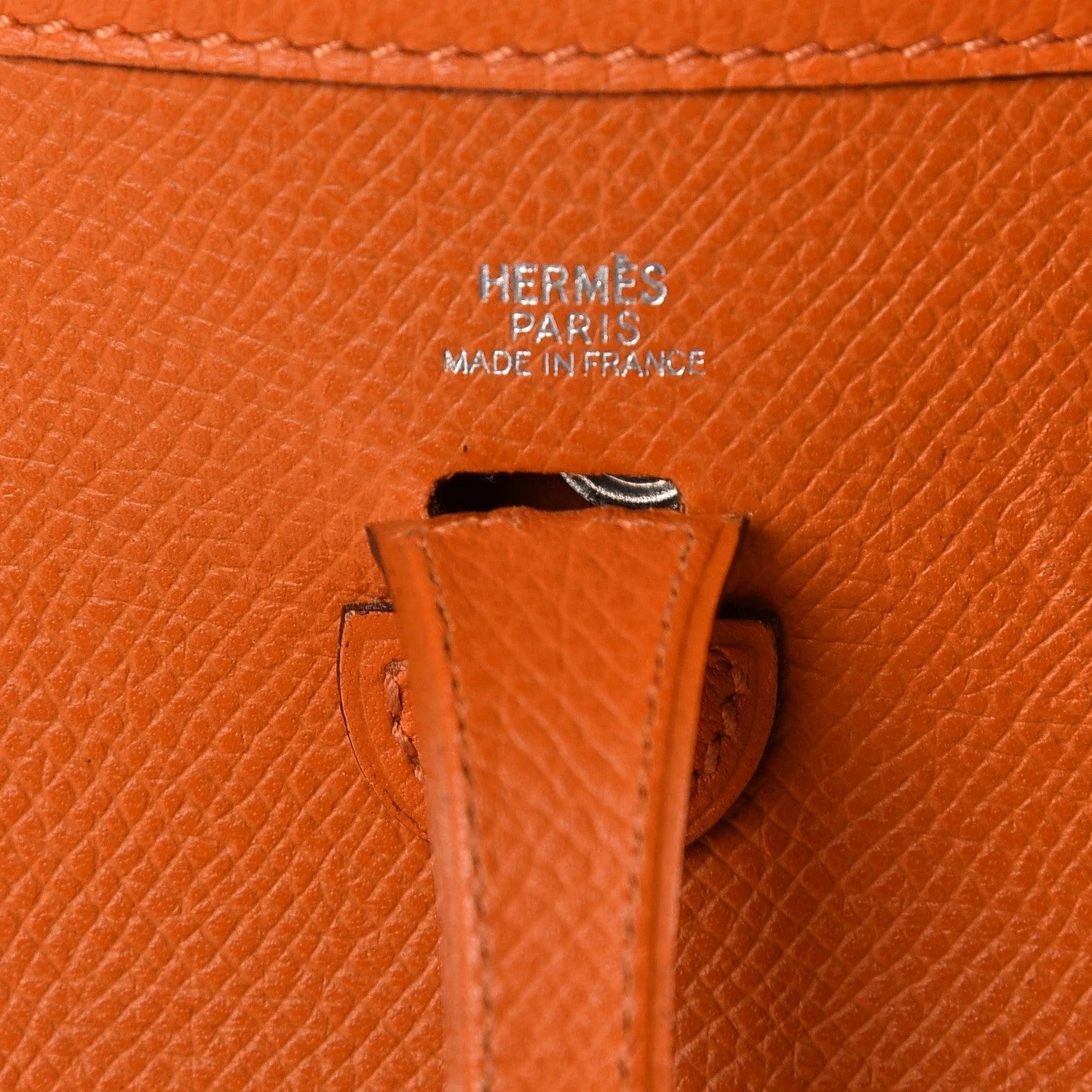 Evelyne Short Strap TPM Orange Epsom Gold Hardware