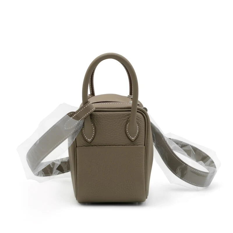 Lindy 26 Etoupe Clemence Silver Hardware