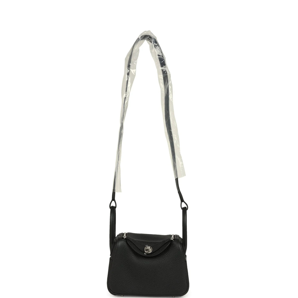 Mini Lindy II Black Clemence Palladium Hardware