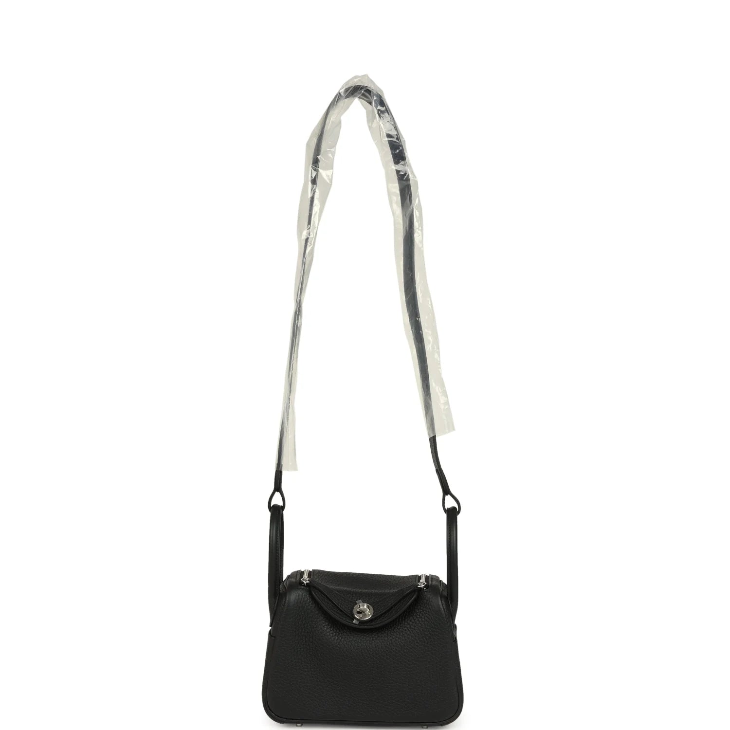 Mini Lindy II Black Clemence Palladium Hardware