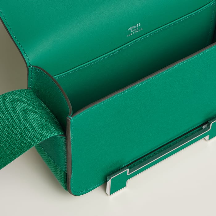 Geta Vert Vertigo Bag Mysore goatskin gold jewelry and hardware