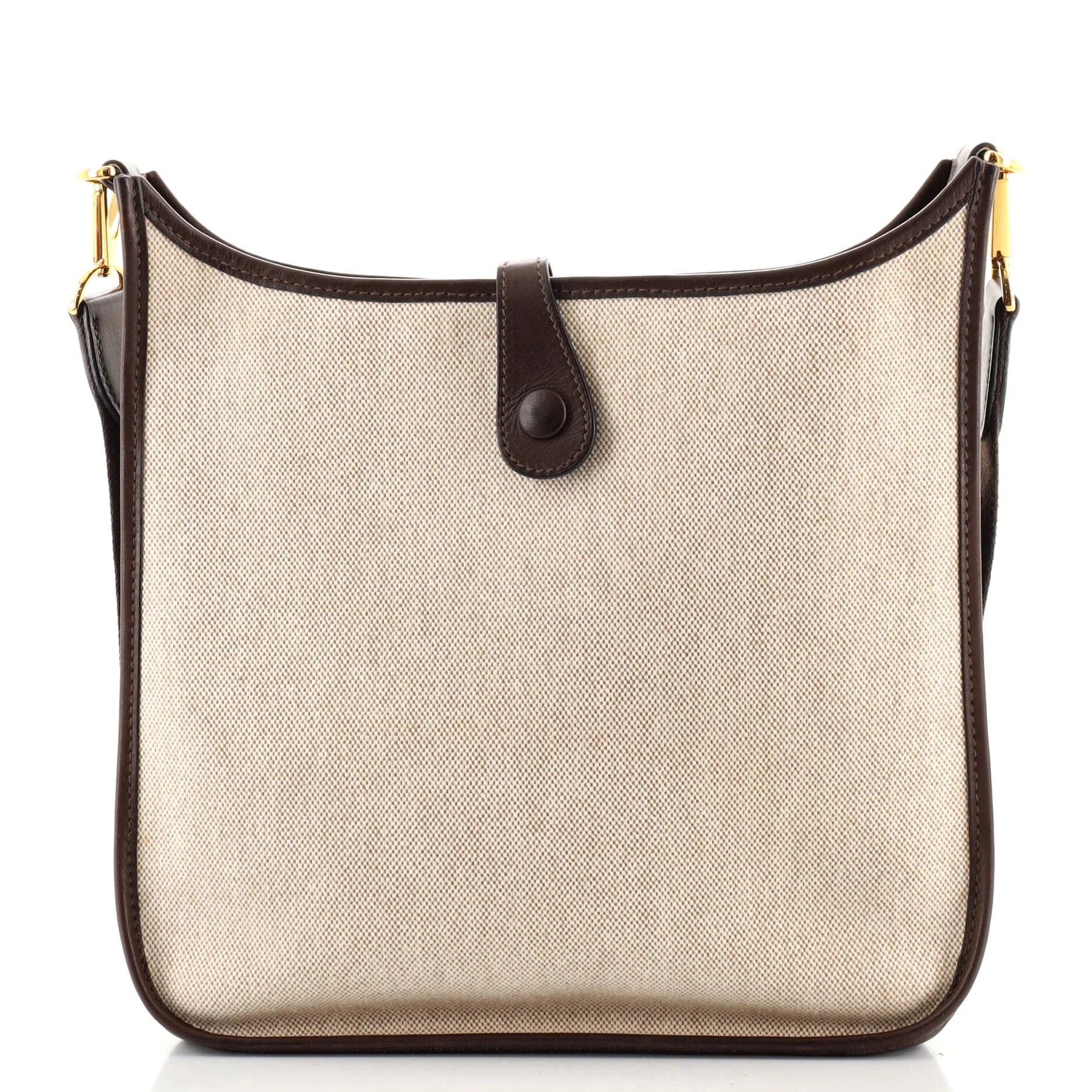 Evelyne Bag Gen I Toile and Leather PM