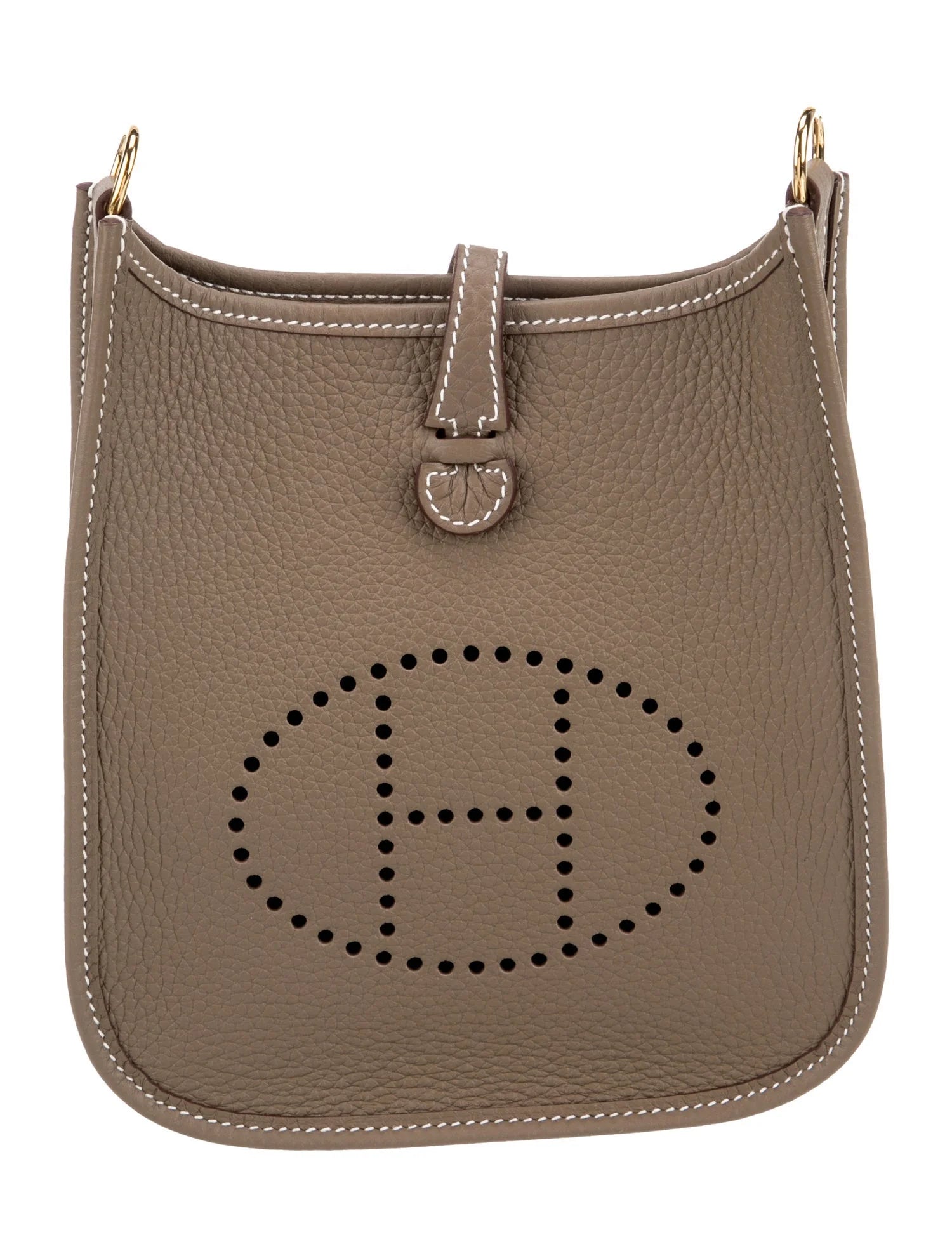 Evelyne TPM Clemence Étoupe & Bleu Indigo Clemence Leather