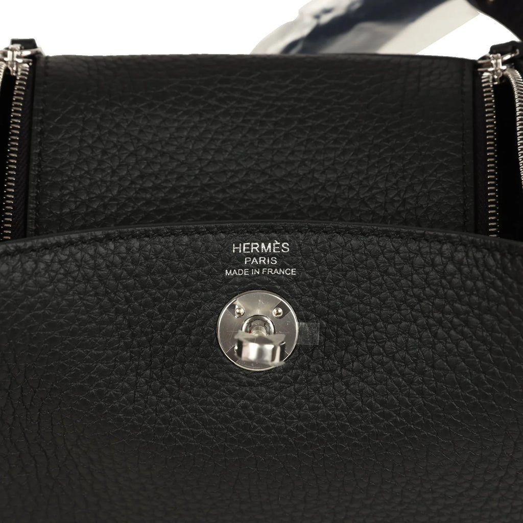 Mini Lindy II Black Clemence Palladium Hardware