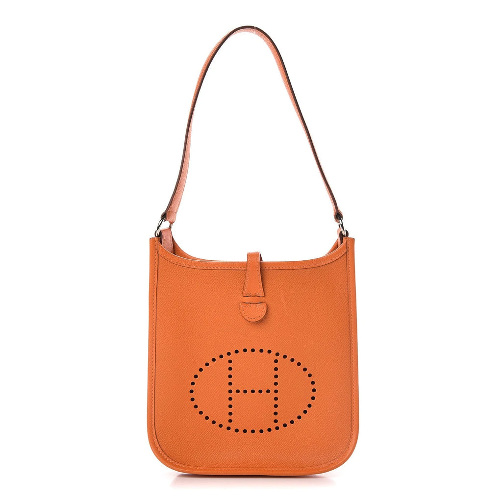 Evelyne Short Strap TPM Orange Epsom Gold Hardware