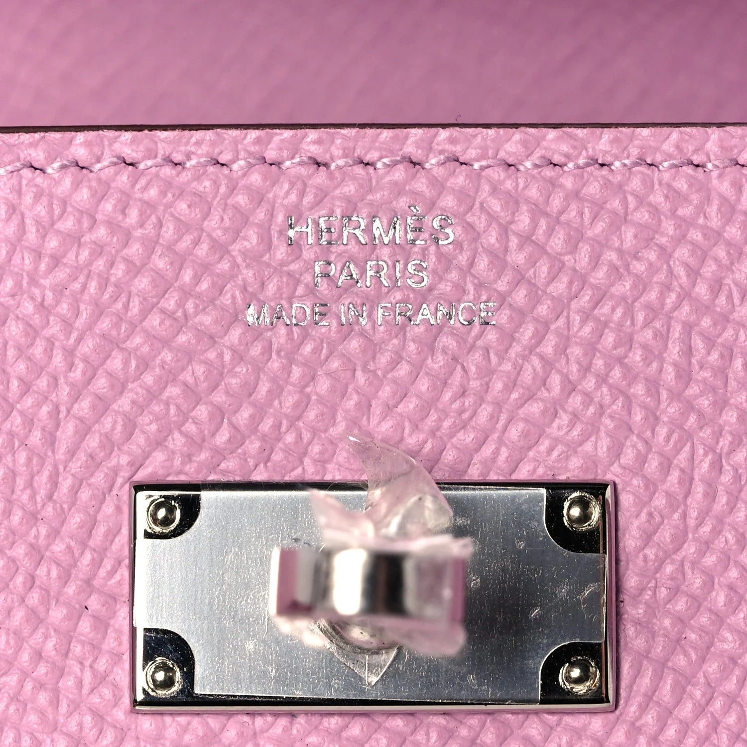 Kelly To Go Wallet Mauve Sylvestre Epsom Palladium Hardware