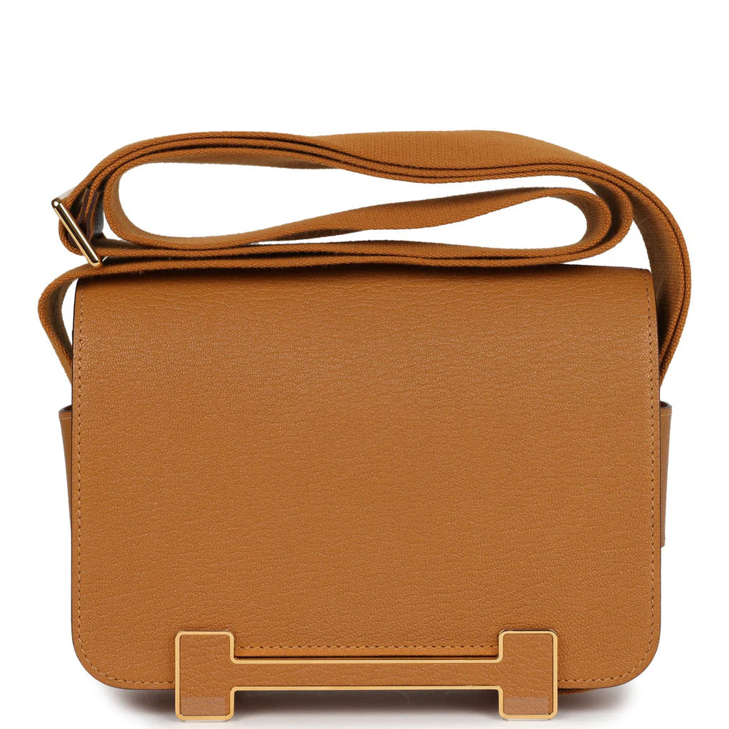 Geta Caramel Chevre Mysore Gold Hardware
