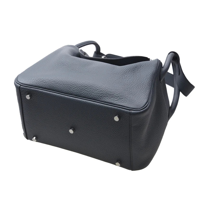 LINDY 30 Y7 Togon Leather Handbag in Storm Blue