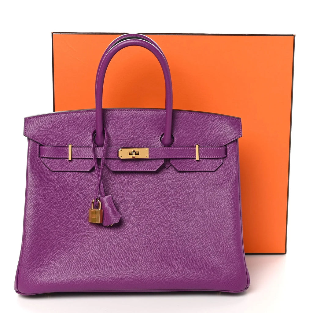 Birkin bag made of extremely Epsom Birkin 35 Anemone