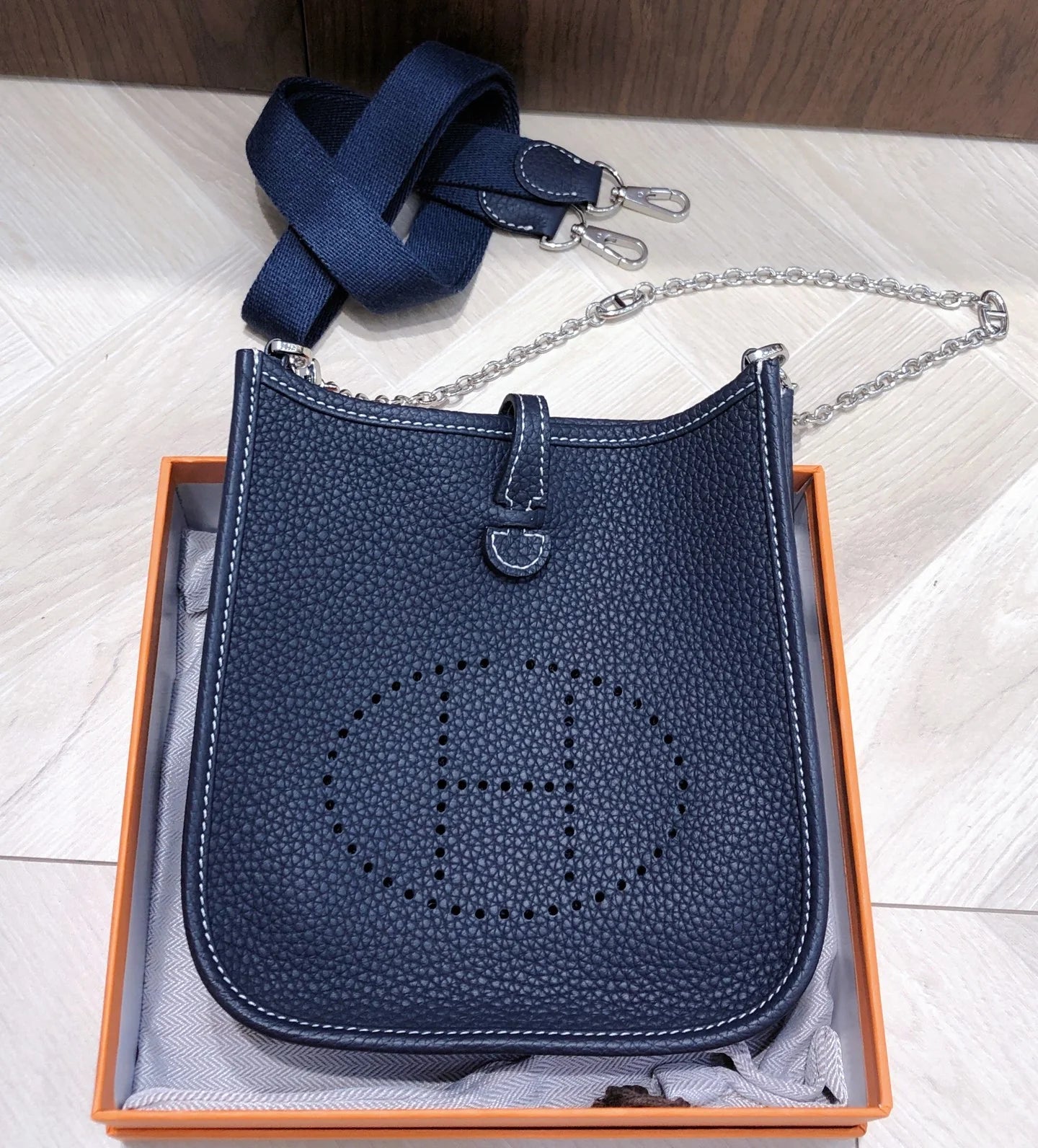 Evelyne TPM Caban Clemence Palladium Hardware