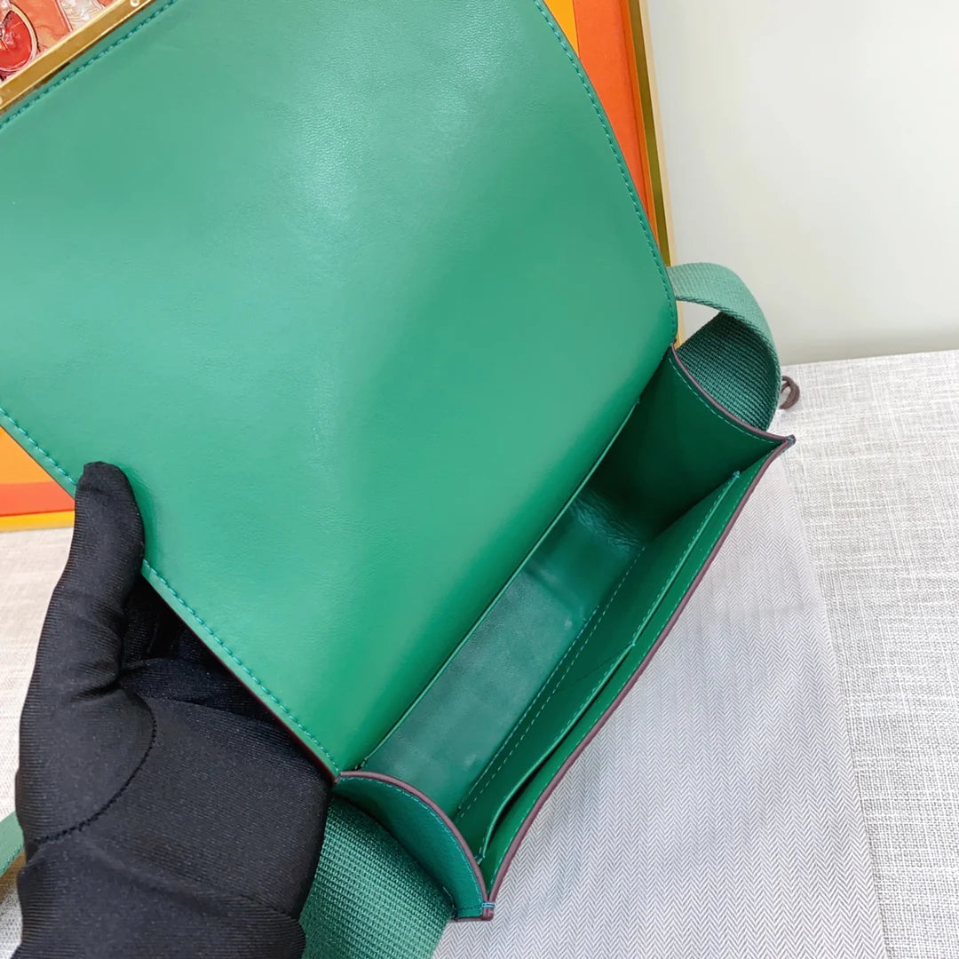 Geta Vert Vertigo Bag Mysore goatskin gold jewelry and hardware