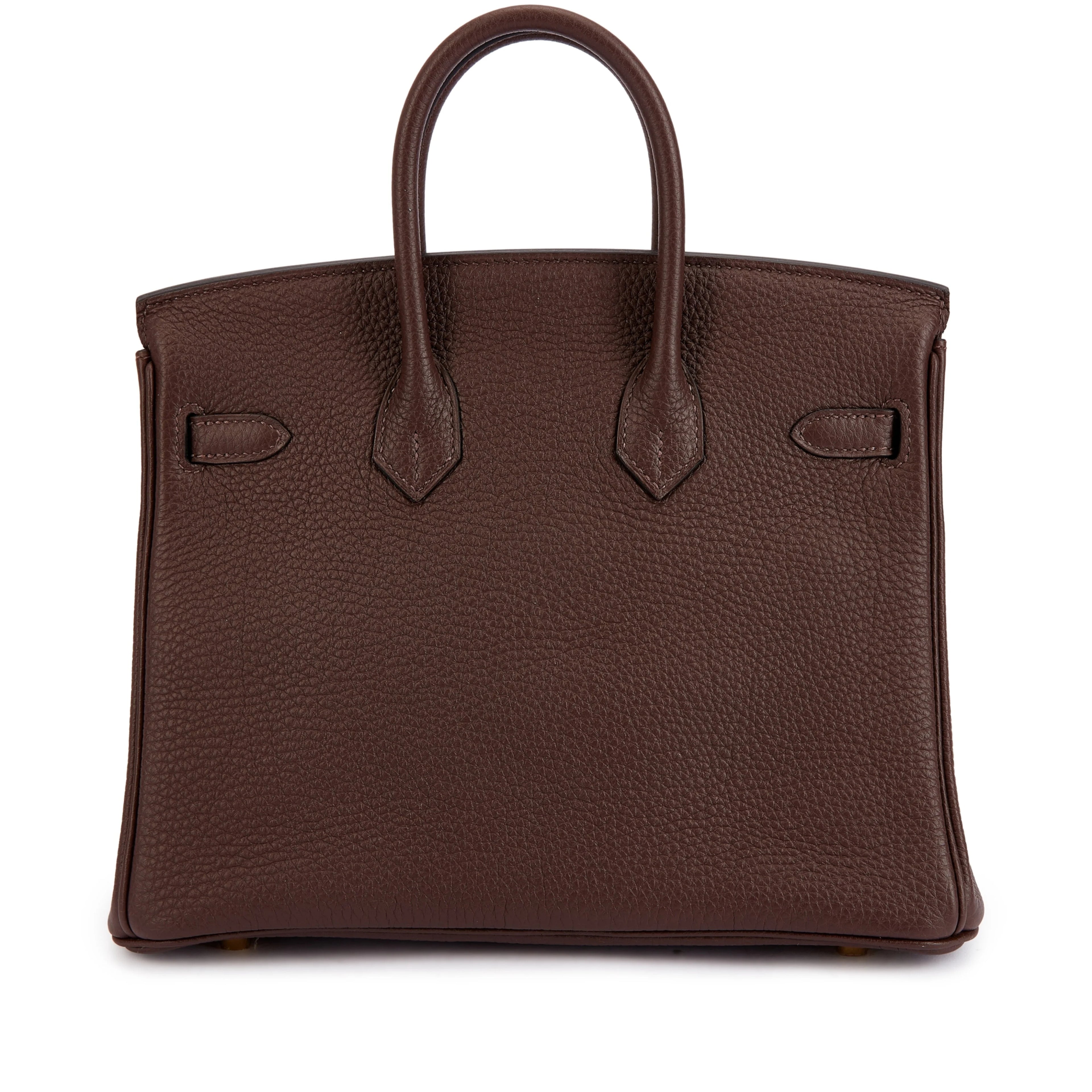 Birkin 25 Gold Hardware Chocolat Togo Quilted Epsom Leather Golden Lock