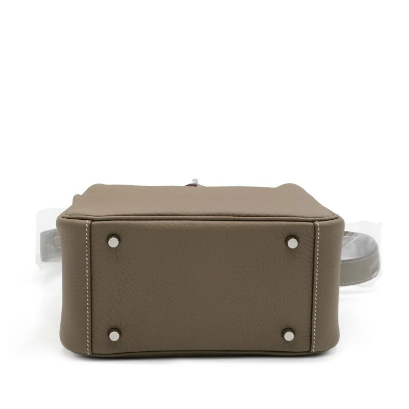 Lindy 26 Etoupe Clemence Silver Hardware