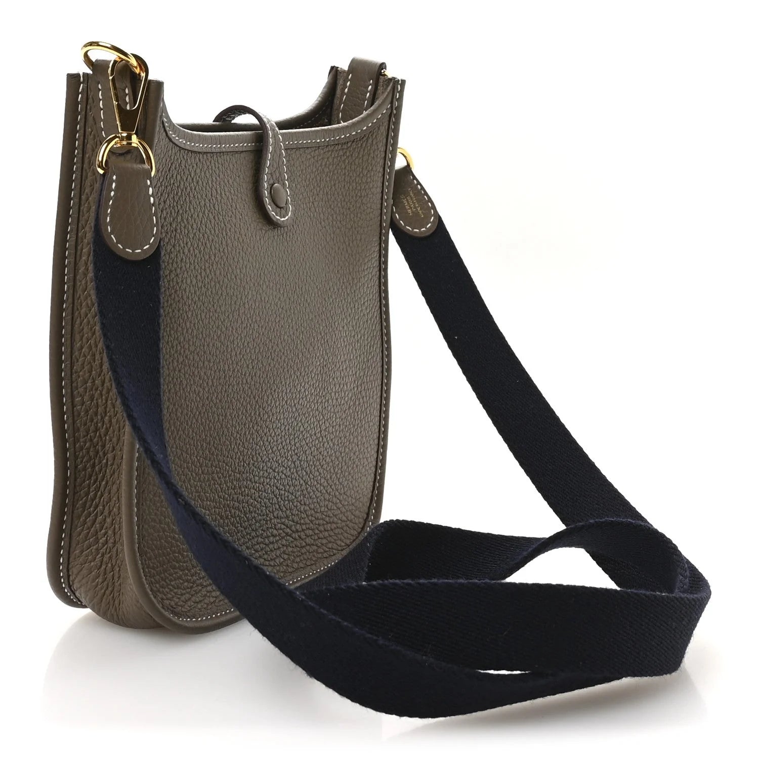 Evelyne TPM Etoupe Bleu Indigo Taurillon Clemence Amazone