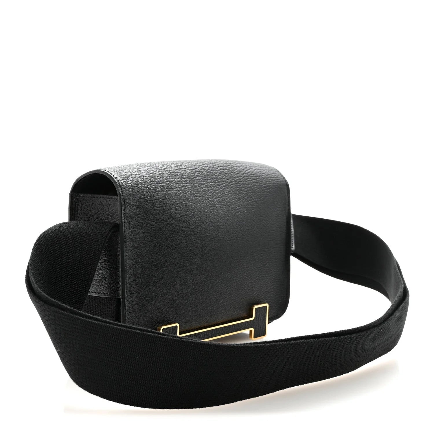 Geta Chevre Mysore Geta in Black goatskin gold jewelry and hardware