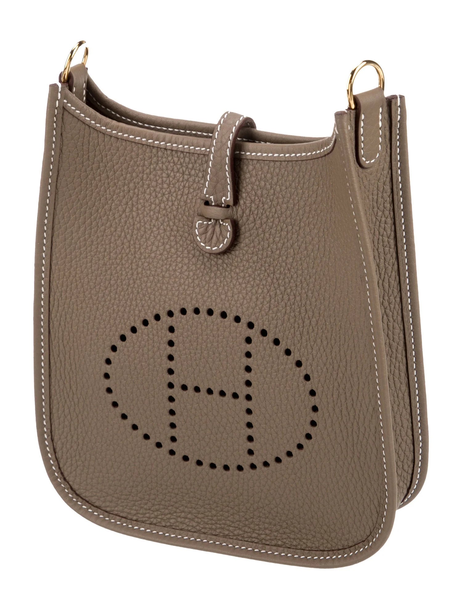 Evelyne TPM Clemence Étoupe & Bleu Indigo Clemence Leather