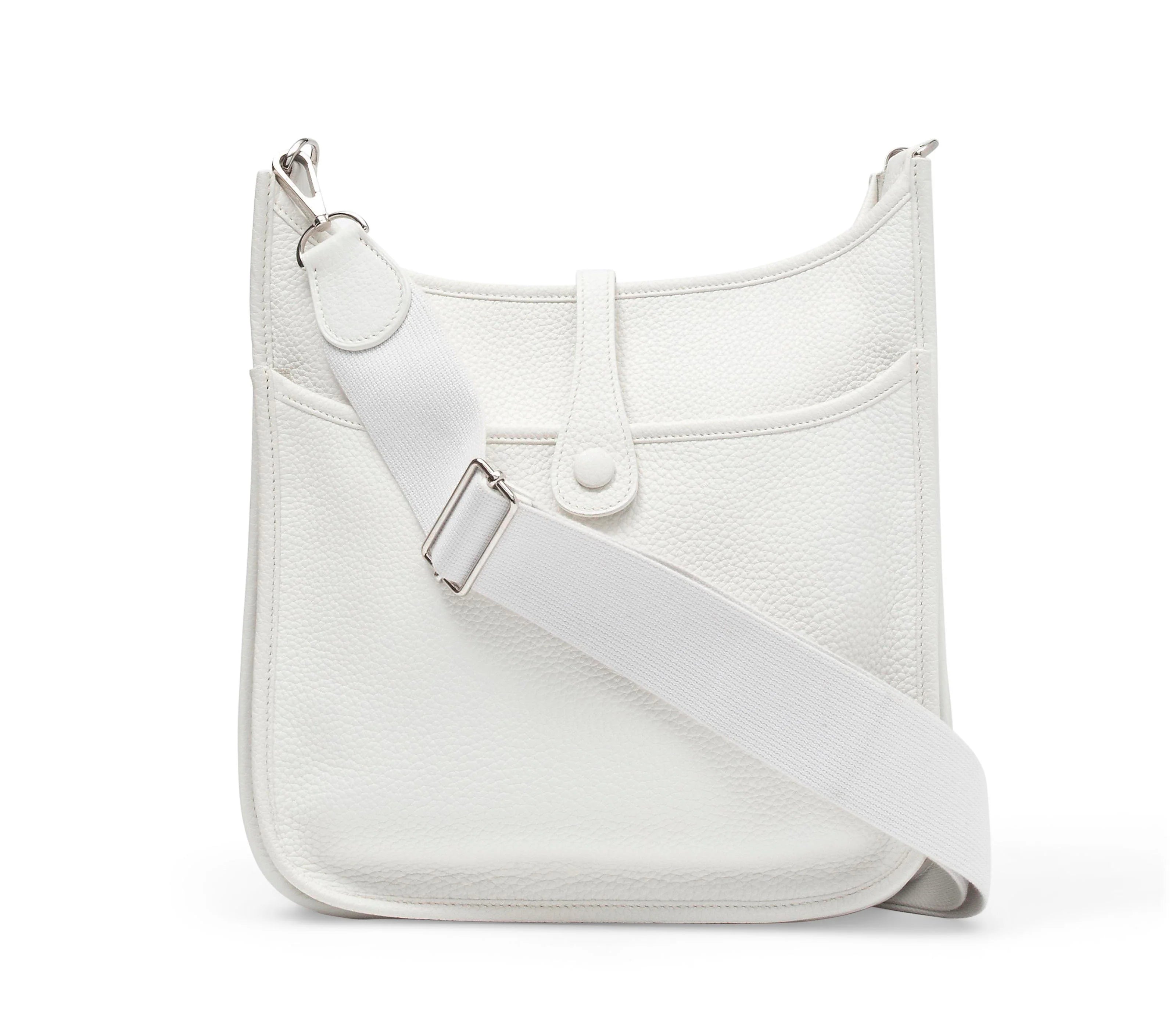 Evelyne III GM White Leather Classic Hollow