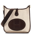Evelyne Bag Gen I Toile and Leather PM