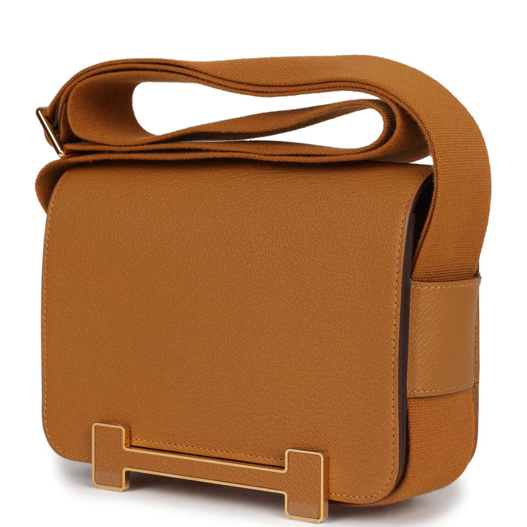 Geta Caramel Chevre Mysore Gold Hardware