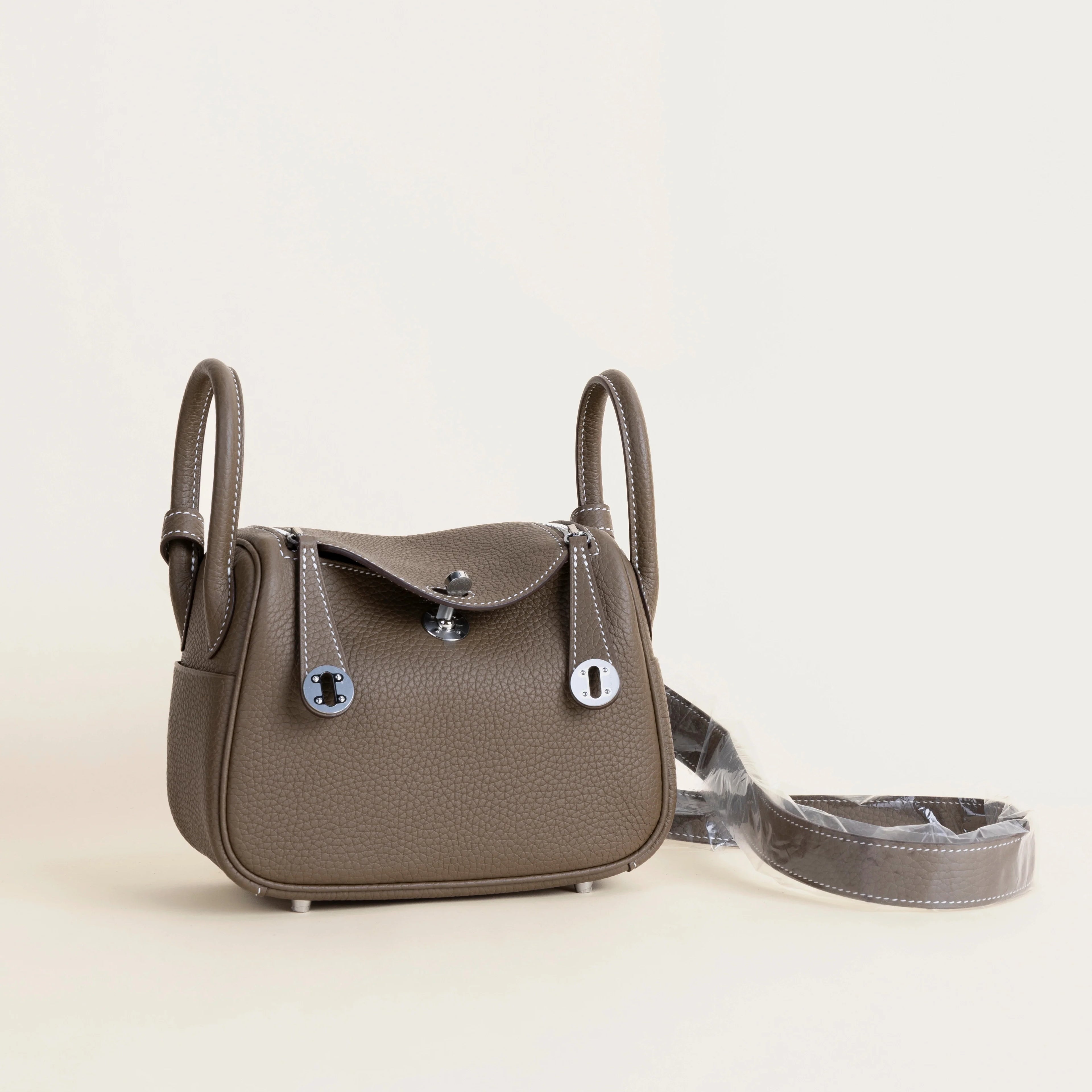 Mini Lindy Clemence leather CK18 EtoupePHW