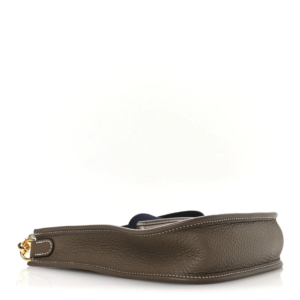 Evelyne TPM Etoupe Bleu Indigo Taurillon Clemence Amazone